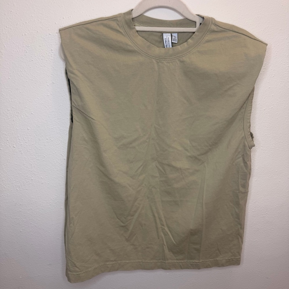 & Other Stories Green Muscle Tank Top Size XSmall - Picture 4 of 13